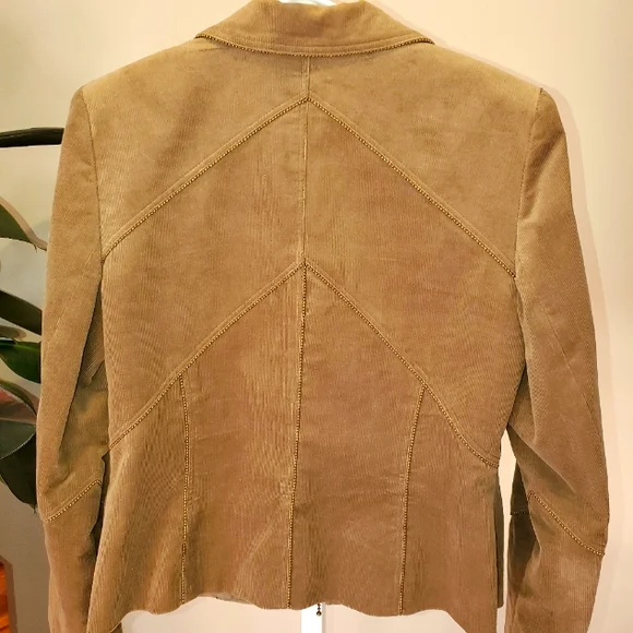 Juliana Collezione blazer size 10 corduroy studded zip. Italy - Picture 10 of 12